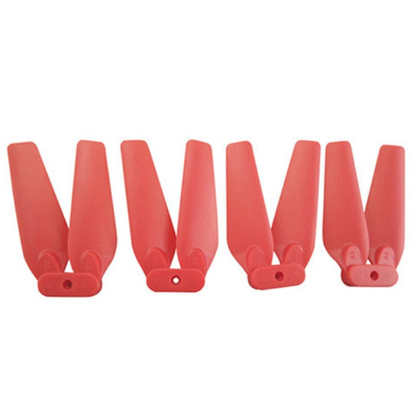 Red - Foldable Quick Release Propeller Props Blade Set 4Pcs For Eachine E58 S168 Jy019 Rc Drone Quadcopter