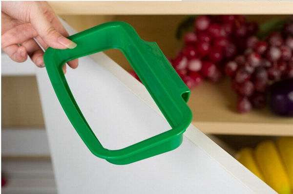 [variant_title] - 1PC Cupboard Door Back Trash Rack Storage Garbage Bag Holder Hanging Kitchen Cabinet Hanging Trash Rack OK 0260