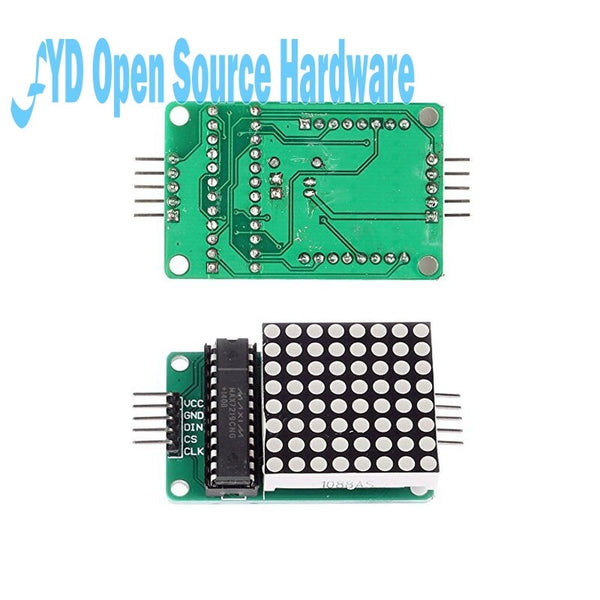 [variant_title] - MAX7219 Dot Led Matrix Module MCU LED Display Control Module for arduino 5V Interface Module 8 x 8 Output Input Common Cathode