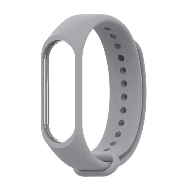 gray - Bracelet for Xiaomi Mi Band 3 4 Sport Strap watch Silicone wrist strap For xiaomi mi band 3 4 bracelet Miband 4 3 Strap