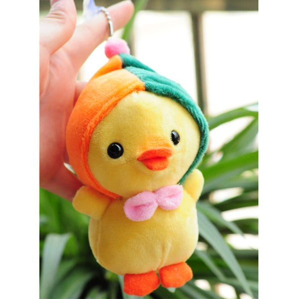 [variant_title] - 10cm Plush Little Yellow Chicken Stuffed Stitch Soft Doll Cute Cartoon Animal Plushing Toy For Children Keychain Pendant Plushs