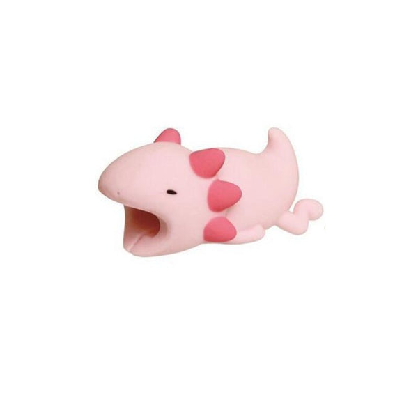 [variant_title] - 1pcs kawaii Cable Bite Animal iphone Protector Shaped Winder Dog Bite Phone Accessory Prank Toy Funny