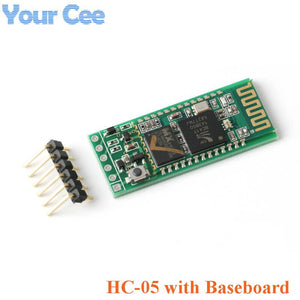 HC-05 with baseboard - HC-05 HC-06 For Bluetooth Module Master-slave Integrated Serial Pass-through Module Wireless Serial for Arduino HC 06 05