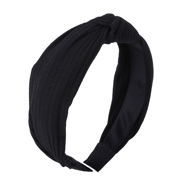 15 - Haimeikang Solid Colors Hair  Knotted Hair Band for Women Headbands Hairbands Headwear 2018 New Arrival