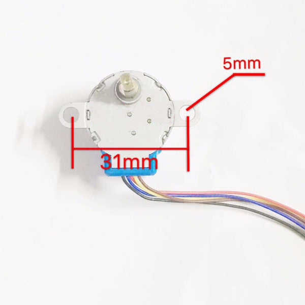 [variant_title] - 24BYJ48 Gear Stepper Motor Micro DC 5V Reduction Stepper Motor 4 Phase 5 Wire Stepper Motor Reduction Ratio 1/64 For Arduino