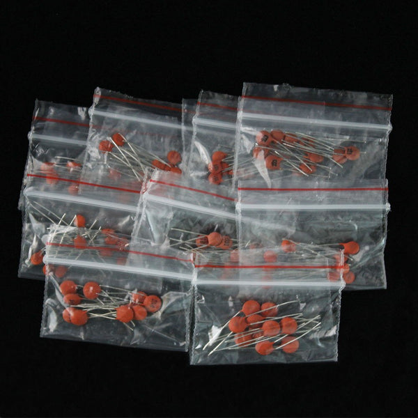 [variant_title] - 300pcs/lot Ceramic capacitor set pack 2PF-0.1UF 30 values*10pcs Electronic Components Package capacitor Assorted Kit samples Diy