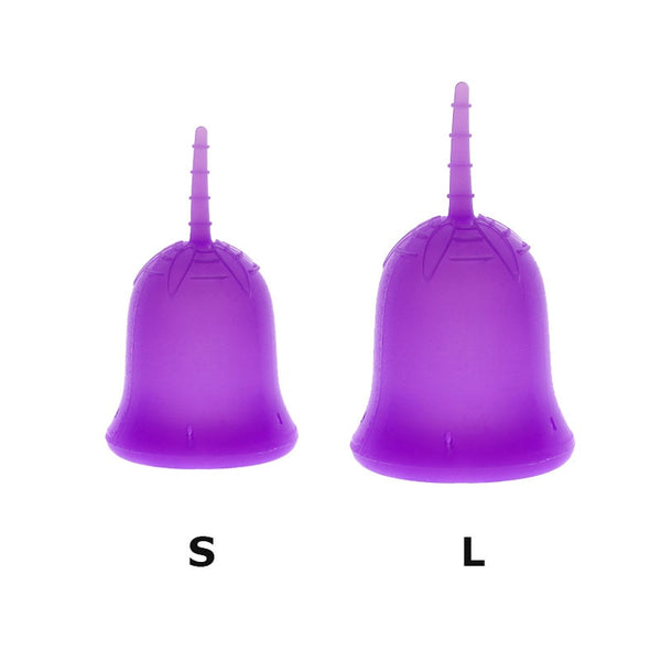 1 L Purple-1S Purple / Large- 25ml - Anytime Feminine Hygiene Lady Cup Menstrual Cup Wholesale Reusable Medical Grade Silicone For Women Menstruation