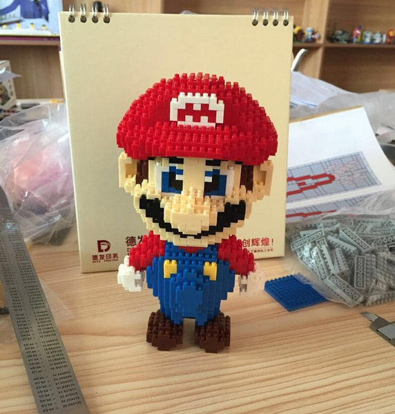 [variant_title] - HC 9003 Super Mario Diamond Particles Doll  Bricks Diamond Building Blocks Toys Compatible with  Mario