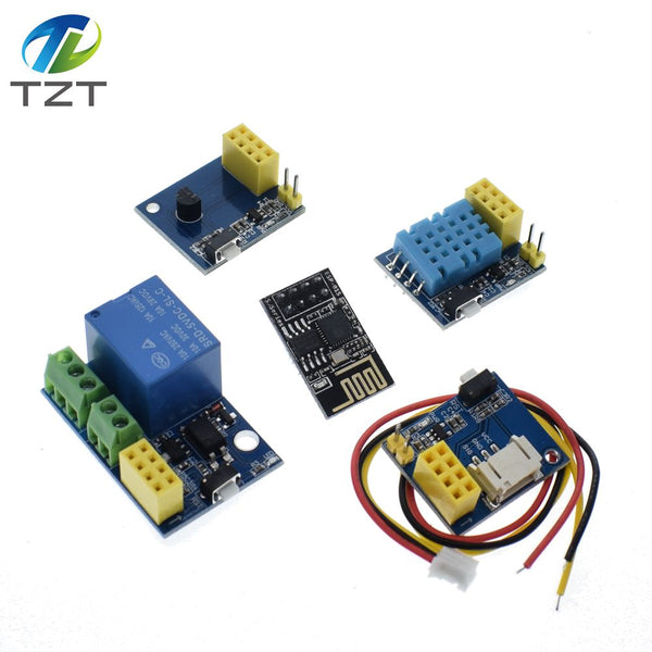 [variant_title] - ESP8266 ESP-01 ESP-01S 5V WiFi relay module / WS2812 RGB LED Controller/ DHT11 / DS18B20 Temperature Humidity Sensor for arduino