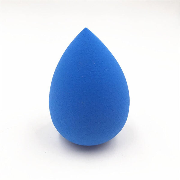 Blue - 1pcs Cosmetic Puff Powder Puff Smooth Women's Makeup Foundation Sponge Beauty to Make Up Tools Accessories Water-drop Shape
