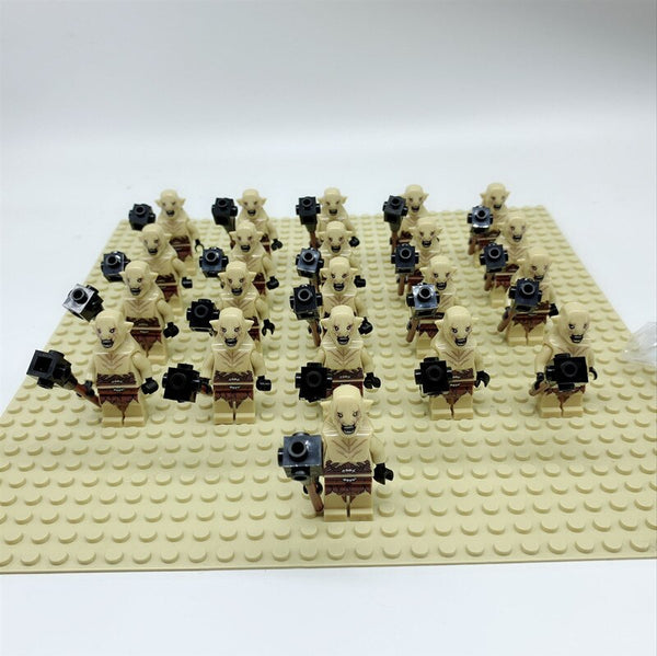 PG537 21PCS - 21Pcs  The Lord Of The Rings Legoingly Uruk-hai Action figures Gift For Children  Building Blocks Bricks Education Toy Model