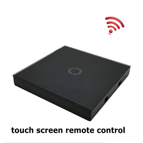[variant_title] - EU Standard Double Control Switch Wireless Remote Control Transmitter 433 Mhz Glass Panel switch shape for wall light