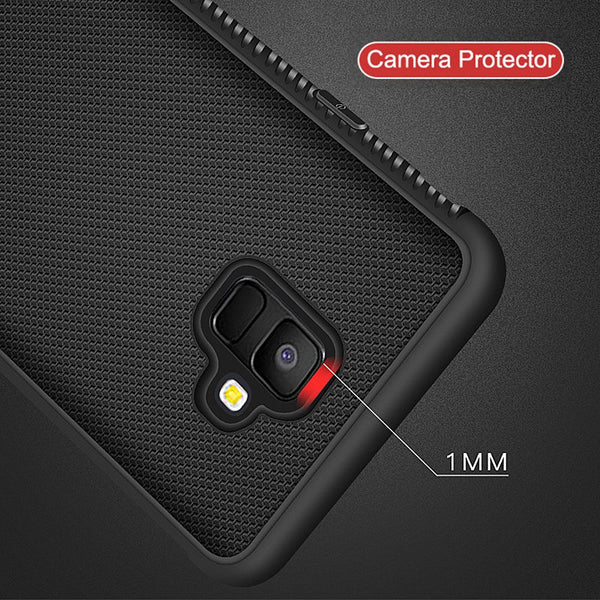 [variant_title] - Case For Samsung Galaxy A7 2018 A6 A8 Plus Silicone Fitted Cases Soft TPU Anti Slip Cover For Samsung A7 2018 Case A8 Plus A6 A7