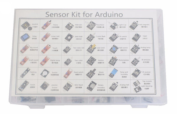 [variant_title] - 37 IN 1 SENSOR KITS FOR ARDUINO HIGH-QUALITY For Arduino Starters free shipping (Works with Official for Arduino Boards)with box