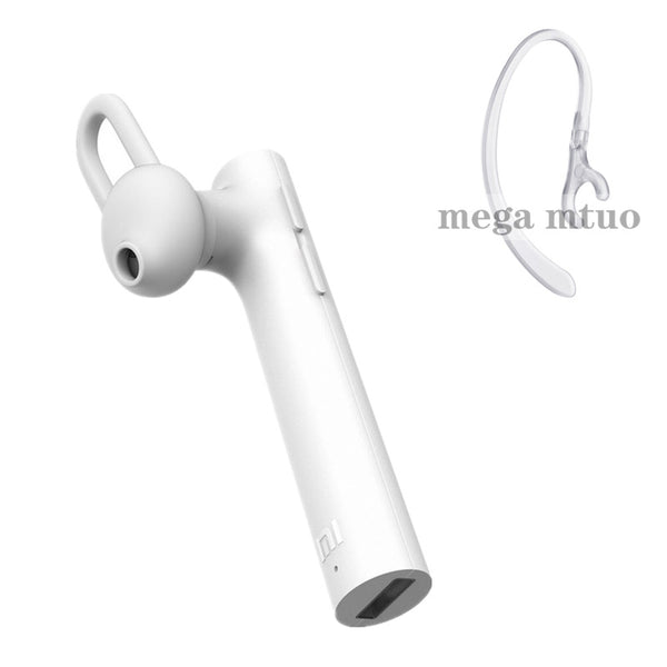 White - Original Xiaomi Mi Bluetooth 4.1 Headset earphone wireless Youth Edition Xiaomi Bluetooth Handsfree Earphone with Build-in Mic