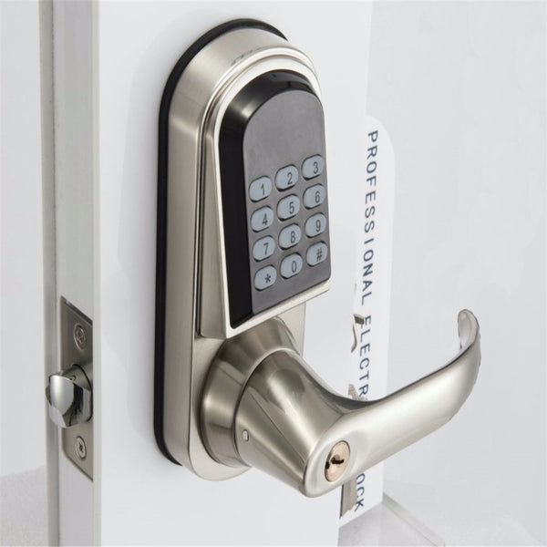 [variant_title] - Smartphone Bluetooth Entrance Smart Locks with Combination OS8015BLE Stain Chrome