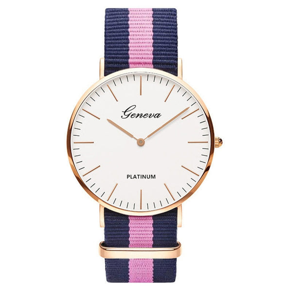 5 - Hot Sale Nylon strap Style Quartz Women Watch Top Brand Watches Fashion Casual Fashion Wrist Watch Relojes