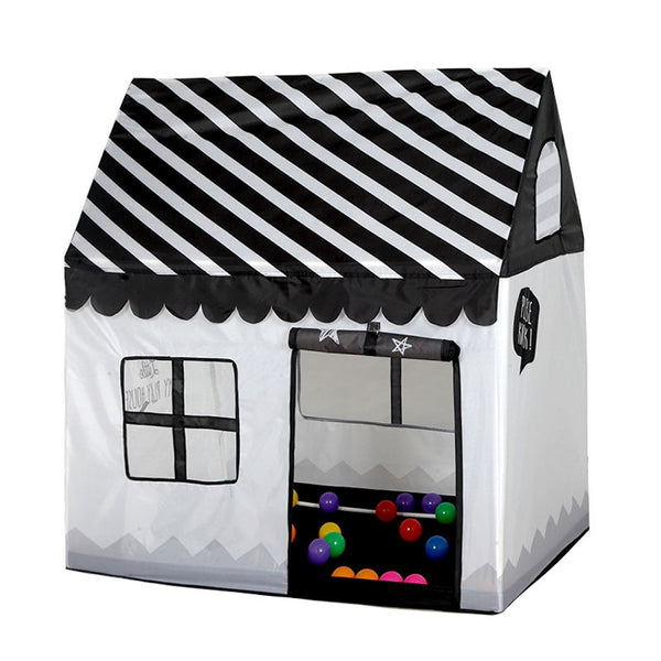 Black and white - Cartoon Baby Toy Tent Children Tree Play House Kids Private Space Spare Room Play Princess Toy Tent