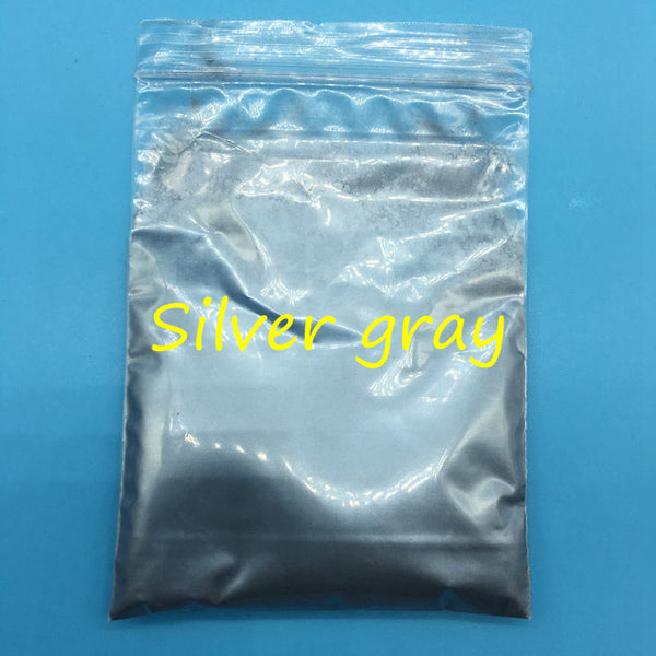 silver gray - 20g Colorful Pearl Powder for make up,many colors mica powder for nail glitter,Pearlescent Powder Cosmetic pigment