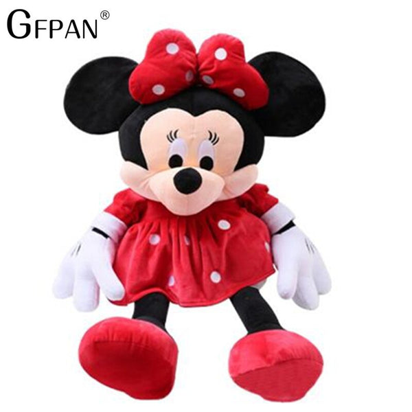 [variant_title] - GFPAN 1 Pcs 30cm Hot Sale Lovely Mickey Mouse& Minnie Mouse Stuffed Soft Plush Toys High Quality Gifts Classic Toy For Girls