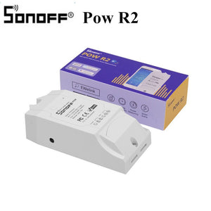 Default Title - Sonoff Pow R2 16A 3500W Wifi Smart Switch Monitor Energy Usage Smart Home Power Measuring Switches APP Control Works With Alexa  (Sonoff Pow R2)