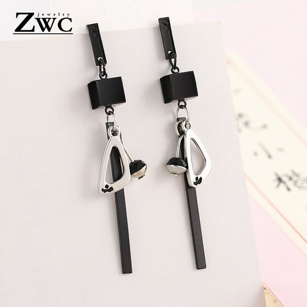 ZWC Fashion New Women's Acrylic Drop Earrings Hot Selling Long Dangling Earrings Gift For Women Party Wedding Jewelry Brincos