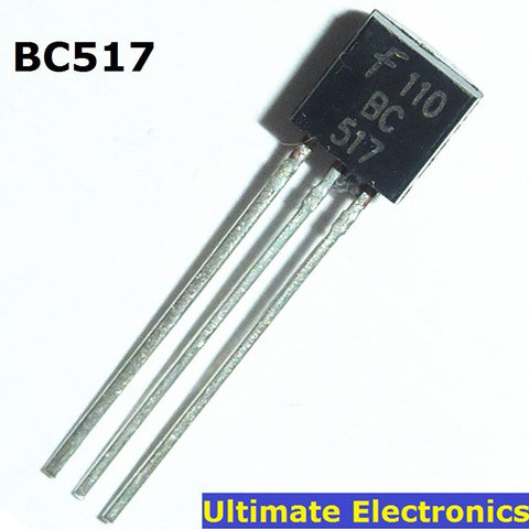 Default Title - 50pcs BC517 NPN Darlington Transistor 625mW 30V 500mA TO-92