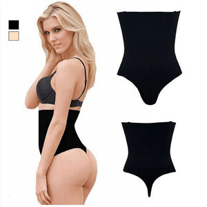 [variant_title] - Women High Waist Thongs tummy control Underwear 4 bones slimming butt lifter body shaper butt enhancer panty booty lifter