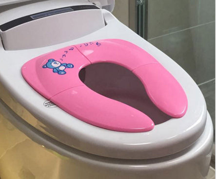 Pink - Baby Travel Folding Potty Seat toddler portable Toilet Training seat children urinal cushion children pot chair wc pad /mat