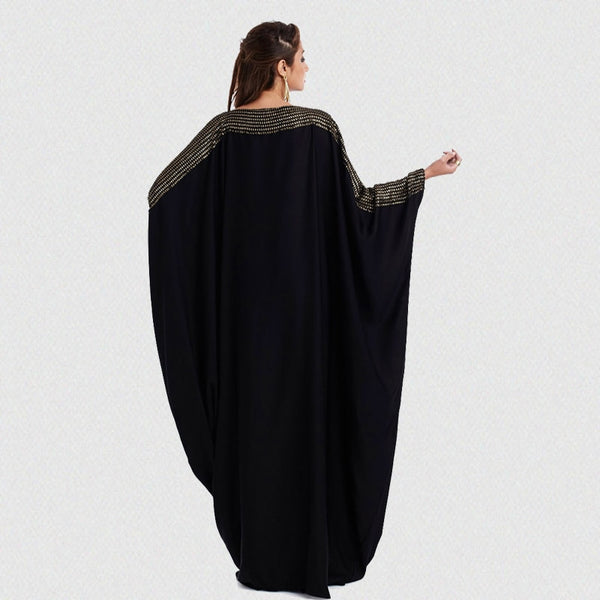 [variant_title] - plus size S~6XL quality new arab elegant loose abaya kaftan islamic fashion muslim dress clothing design women black dubai abaya