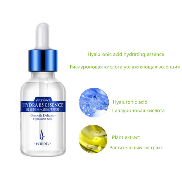 Hyaluronic acid B5 - Face Essence Snail Hyaluronic Acid Green Tea Skin Care Moisturizing Whitening Anti-Aging Advanced Face Serum Cosmetic 15ml