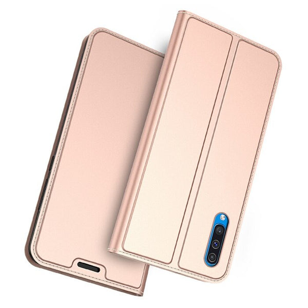 02 / For Samsung A10 - For Samsung Galaxy A50 A30 Case PU Leather Flip Stand Magnetic Wallet Cover For Samsung A50 2019 A30 A20 A40 A80 Case Card Slot