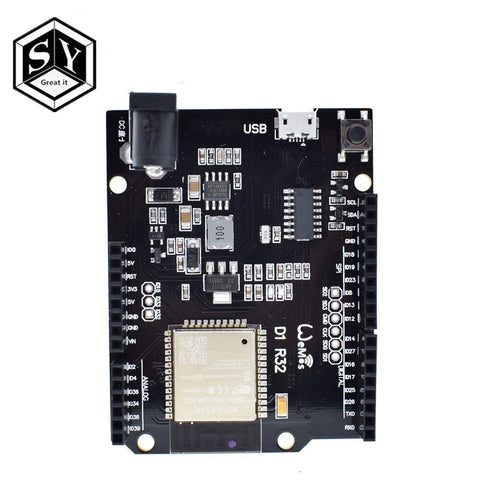 [variant_title] - GREAT IT  For Wemos D1 ESP32 ESP-32 WiFi Bluetooth 4MB Flash UNO D1 R32 Board Module CH340 CH340G Development Board For Arduino