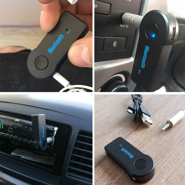 [variant_title] - Rovtop Mini 3.5MM Jack AUX Audio MP3 Music Bluetooth Receiver Car Kit Wireless Handsfree Speaker Headphone Adapter for iphone Z2