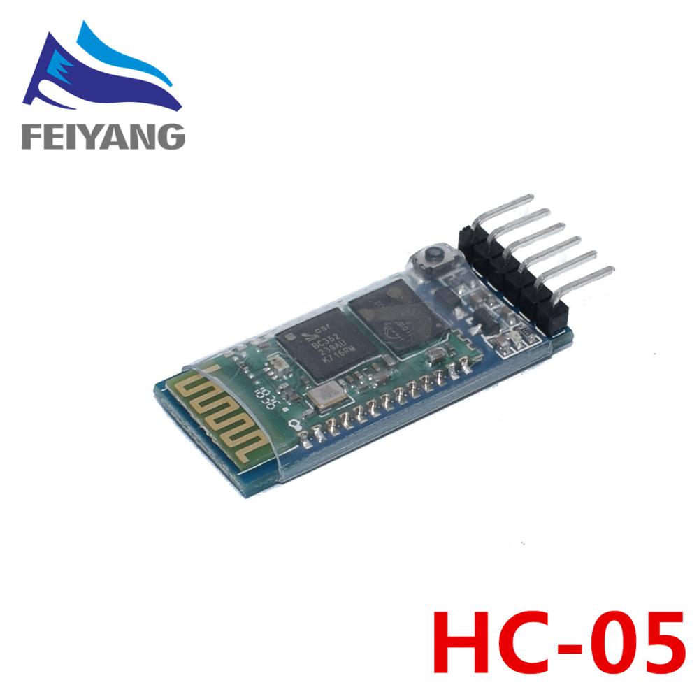 HC-05 - 1pcs HC05 HC-05/HC-06 JY-MCU anti-reverse, integrated Bluetooth serial pass-through module, HC-05 HC-06 master-slave 6pin/4pin