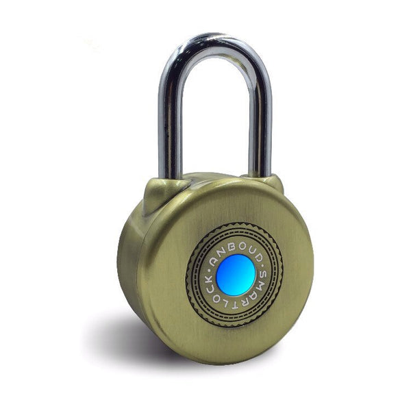 Copper - 2019 Real Fechadura Digital Padlock Newest Bluetooth Smart Lock Anti Theft Alarm For Cycling Motorycle Door With App Control