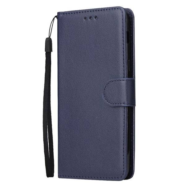 Blue / For Samsung A10 Case - For Samsung Galaxy A50 Leather Case on for Coque Samsung A10 A20 A30 A40 A50 A70 Cover Classic Style Flip Wallet Phone Cases