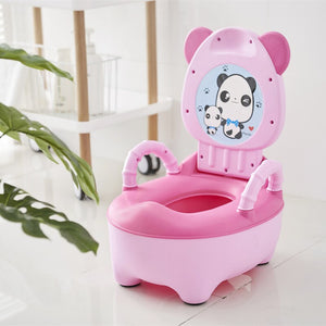 G No Soft Pad - Portable Baby Potty Cute Kids Potty Training Seat Children's Urinals Baby Toilet Bowl Cute Cartoon Pot Training Pan Toilet Seat