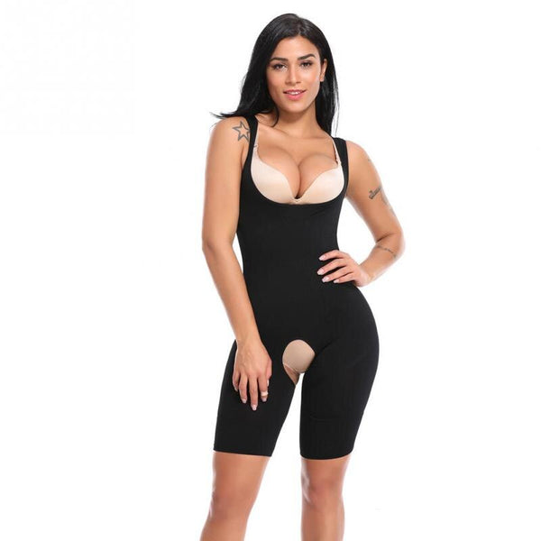 Black / S-M - Women's Slimming Underwear Bodysuit Body Shaper Waist Shaper Shapewear Postpartum Recovery Slimming Shaper #05