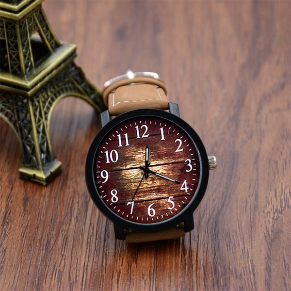 [variant_title] - Fashion Wrist Watch Women Watch Ladies Quartz Wristwatches For Woman Clock Female Hours Hodinky Montre Femme Large Dial PU