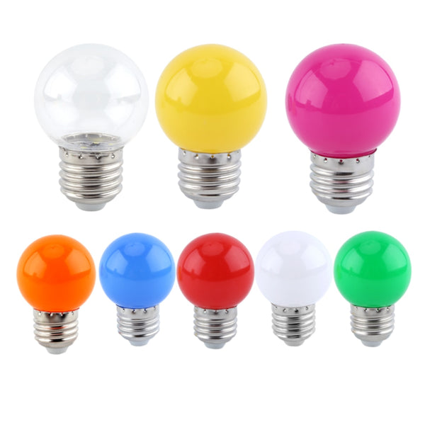 [variant_title] - 3W E27 LED Light Bulb Round Shaped Colorful Globe Light Bulb Home Bar Party Festival Decorative Lamp Lighting