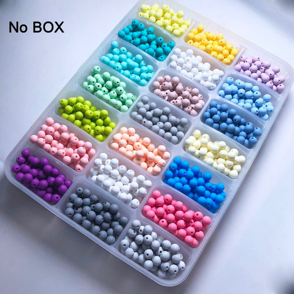 [variant_title] - 10MM/12MM/15MM Silicone Loose Bead Teether for Baby Chew Candy colors Silicone Beads Silicone Teething Beads Teether (NO BOX)