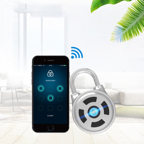 [variant_title] - Small smart security password padlock Mobile APP unlock Cabinet luggage lock Home security Bluetooth lockBD-M1