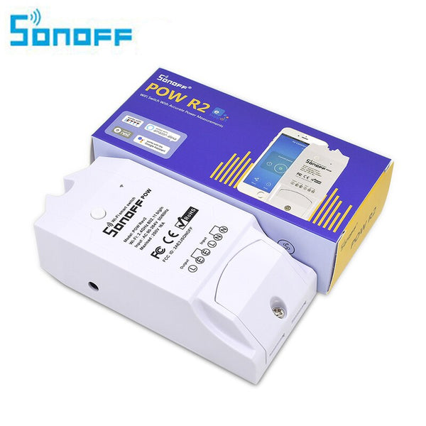 [variant_title] - 10pcs SONOFF POW R2 Wifi Switch Controller Real Time 15A 3500W Power Consumption Monitor Measurement For Smart Home Automation (sonoff POW R2)