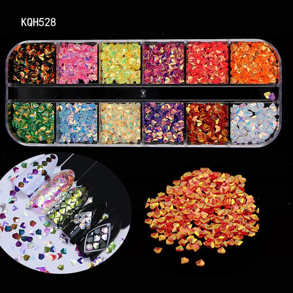 [variant_title] - New Multi-size Nail Rhinestones 3D Crystal AB Clear Nail Stones Gems Pearl DIY Nail Art Decorations Gold Silver Rivet Rhinestone