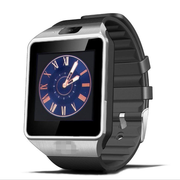 Silver - DZ09 New Smartwatch Intelligent Digital Sport Gold Smart Watch DZ09 Pedometer For Phone Android Wrist Watch Men Women's  Watch