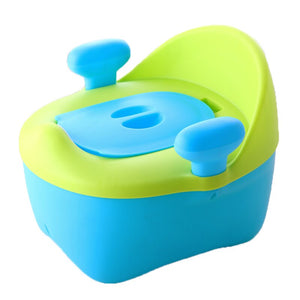 Green - Comfortable Toddler Toilet Seat Baby Potty Children Training Basin Colorful Baby Toilet
