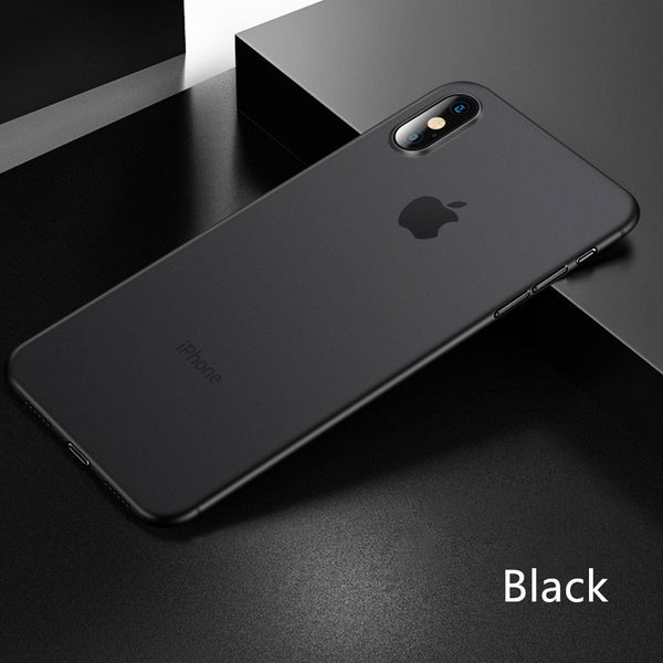 [variant_title] - 0.26mm Ultra Thin Original PP Case On The For iphone X XR XS Max Full Cover For iphone 6 6s 7 8 PLus Matte Shockproof Slim Case