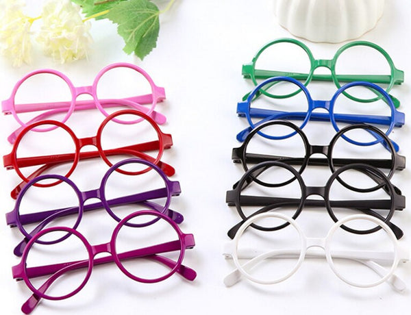 [variant_title] - 2pcs novelty Round Baby Glasses Frame Kid Glasses Color Randomly Birthday Gifts Children Funny Glass Toys for Kids