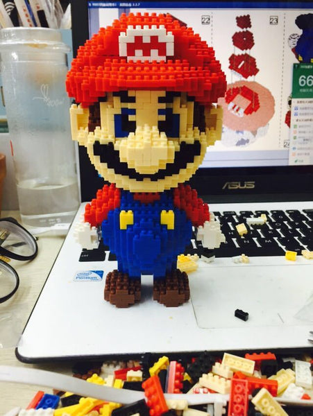 [variant_title] - HC 9003 Super Mario Diamond Particles Doll  Bricks Diamond Building Blocks Toys Compatible with  Mario